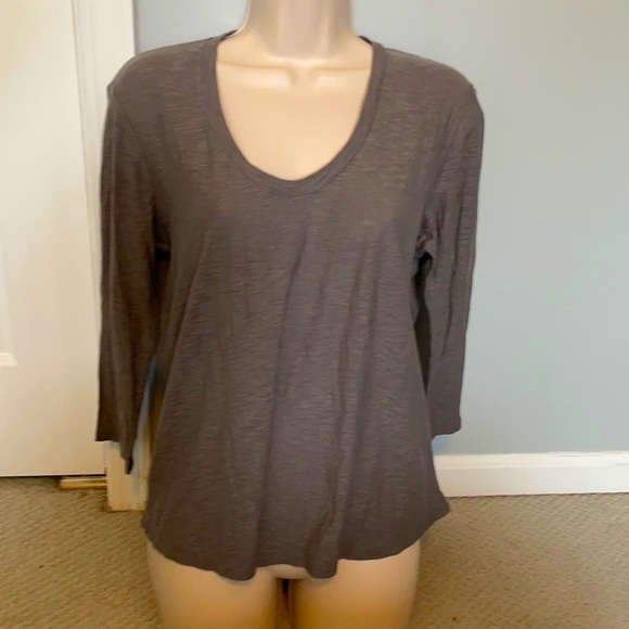 James Perse‎ 3/4 tee taupe size 2 (M) - Picture 1 of 4